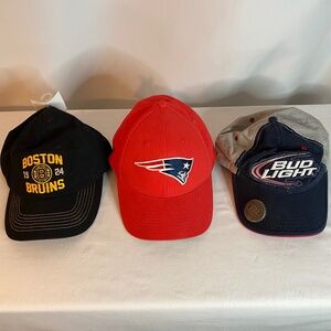 Lot of 3 Mens Baseball Hats, NWT
